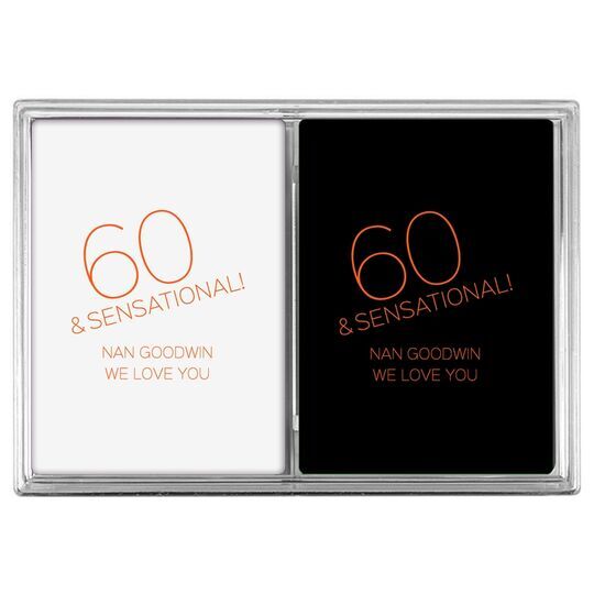 60 and Sensational Double Deck Playing Cards